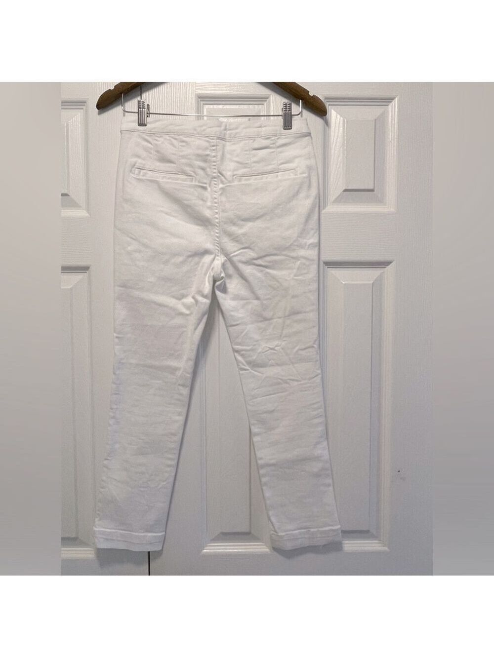 Anthropologie Pilcro and The LetterPress White High-Rise Denim Pants Leggings 27 - Picture 6 of 11